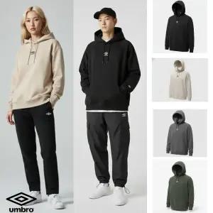 [백화점출고] 엄브로 후드티 남자 여성 에센셜 기모 스몰 로고 후드 티셔츠 후디 긴팔