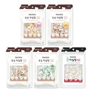 네츄럴랩 치카치카 우유 치실껌 5종 강아지간식