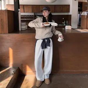 [메이블루]에브리 피치기모 밴딩팬츠