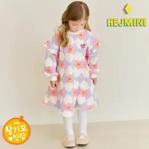 [헤이미니] 스마일아가일왕기모원피스