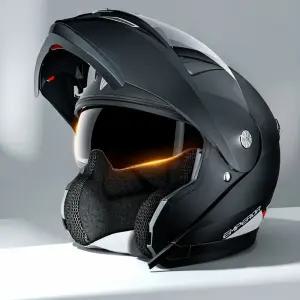 시스템헬멧 블랙 오토바이 블루투스 바이크 초경량