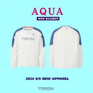 트라이온 아울렛 아쿠아 바람막이 맨투맨 배드민턴 피클볼 스포츠웨어 (아쿠아 바람막이 맨투맨)