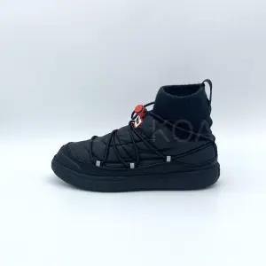 헌터 HUNTER WOMEN 인 아웃 푸퍼 레이스업 니트 패딩 부츠 (블랙) WFS2264RENBLK