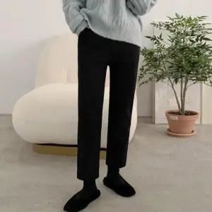 [에이와비] [140.150.160ver] #AWABMADE:_뉴말랑밍크일자밴딩슬랙스 -키작녀/기장선택/밍크안감/1color/2size