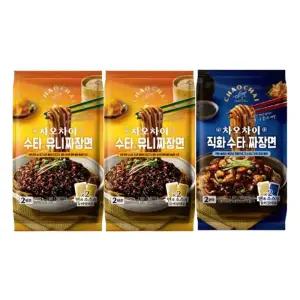 차오차이 수타식 유니짜장면 720g(2인분), 2개 + 직화 수타식 짜장면 720g (2인분), 1개