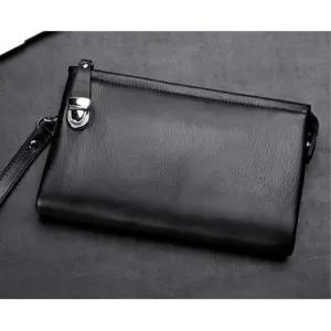 클래식 소가죽 2칸 남성 파우치 맨즈백 인기 스타일링