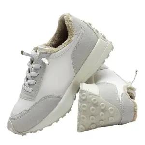 여성 방한 털신발 스니커즈 겨울 캐주얼 워킹화