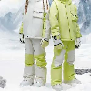 어린이 스키복 상하의 세트 스노우 보드복 초등학생 남녀공용
