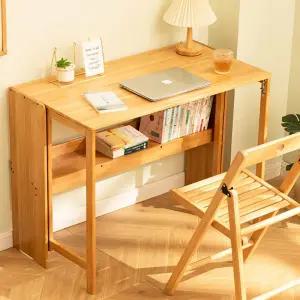 [굿야드] 대나무 접이식 다용도 테이블 책상