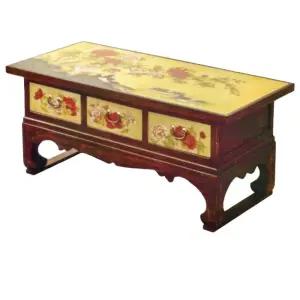 화조경상 나비경상 자개 다과상 국내제작 고가구 한옥카페 전통가구 인테리어 1100mm