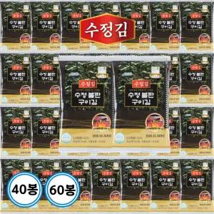 수정김 수정불판구이김 무트레이김 4gx40봉/60봉