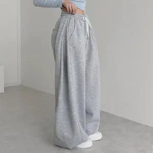 로망스 옆 핀턱 골반 볼륨 기모 투웨이 트레이닝 팬츠