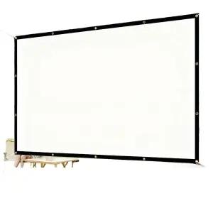 대형 빔프로젝터 스크린천 100 캠핑 야외 - 180인치