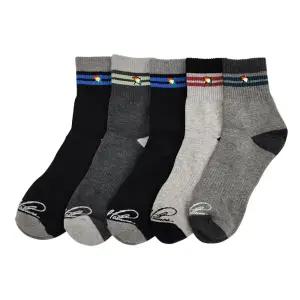 아놀드파마 남성중목양말 케쥬얼양말 5족 세트 아빠 선물 사계절 국내산 P05
