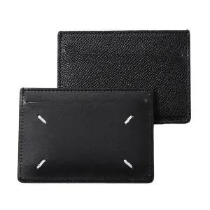 [메종마르지엘라]25FW 메종마르지엘라 카드지갑 레더 카드홀더 블랙 SA1VX0007 P4745 T8013