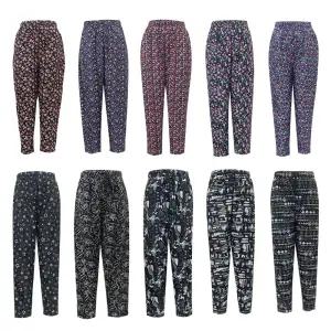 쓰리몰 남자 여자 기모 꽃바지 빅사이즈 촌캉스 몸빼 할머니 꽃무늬 융털 남성 흑백 일바지