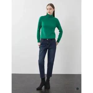 갤러리아 올리비아로렌 스티치 배기핏 데님팬츠 VVCMP3W9361