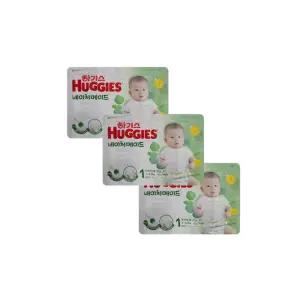 하기스 2024 네이처메이드 밴드형 기저귀 1단계 공용 66매 3개 (198매)