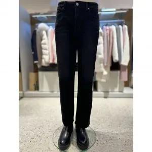 게스USS 남성 기모 흑청 슬림와이드 데님 팬츠MP49193