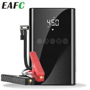 EAFC 자동차 점프 스타터 및 공기 펌프 보조배터리 조명 휴대용 공기 압축기, 미니 보조베터리 시동 자동