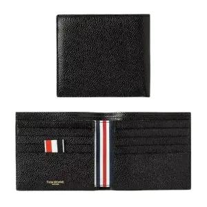 [국내/당일] 25FW  페블 그레인 남성 반지갑 블랙 MAW023A 00198 001