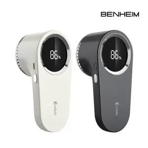 벤하임 충전식 보풀제거기 강력 무선 휴대용 세탁소용 가정용 의류용 6중칼날 LCD LED 보풀제거기 BKL001