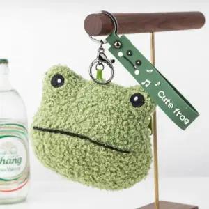 수납가능 귀여운 개구리 인형 동전지갑 가방