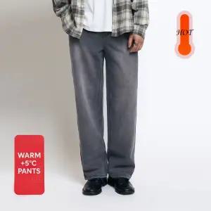 겨울 본딩기모 남자 남성 뒷밴딩 빅사이즈 28~42 데님팬츠 기모 소프트 세미와이드 청바지