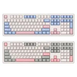 앱코 AR108G 원토글 노니드 무브 알루미늄 3모드 기계식 키보드 세이지 그린 (개구리)