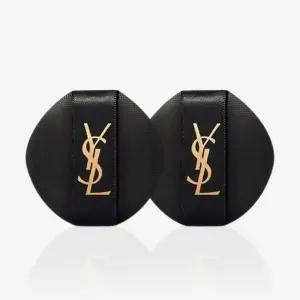 입생로랑 메쉬 핑크 쿠션 퍼프 2개입