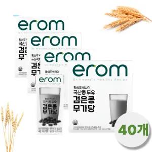 [이롬] 황성주 검은콩무가당두유 190ml, 40개
