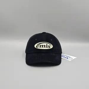 EMIS 이미스모자 러버 패치 코듀로이 볼 캡 블랙 매장정품