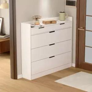 슬림 틈새 현관 런데이 가정용 간이 정리대 거실 대형 집무드