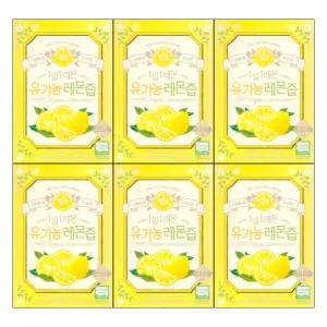 홀베리 1일1레몬 유기농 레몬즙 20g x 14포 - 6개 BNS