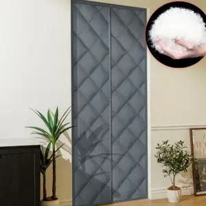 보온 단열 커튼 방한 현관 겨울 패딩 방풍 커튼 우풍 커튼문 문보온 문냉풍 차단문 문풍지 방문 냉기