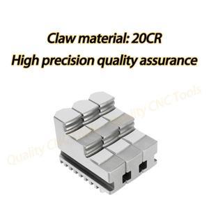 선반 척 예비 부품 소프트 죠 내부 및 외부 3 K11 SANOU 80MM 100MM 125MM