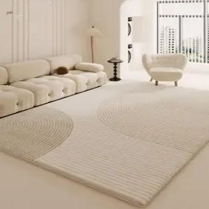 식탁 카페트 바닥 거실 매트 대형 방수 침대 옆 소파 사계절 디자인