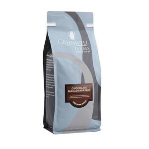 그린웰 팜스 100% 하와이안 코나 커피 - 초콜릿 마카다미아 너트 맛, 통콩, 16온스
