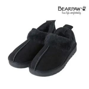 [베어파우] WINNIE 블랙 소가죽 양털슬립온 0826001QD-W