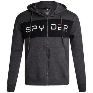 스파이더 남성용 집업 후드티 - 슈퍼 소프트 퍼포먼스 플리스 스웨트셔츠 러닝 워킹 체육관용 따뜻한 운동용