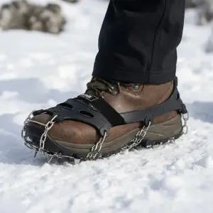 카르닉 체인 아이젠 24P + 파우치 세트 2중 체인구조 등산스패츠