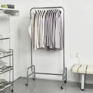 아르제룸 미드센츄리 튼튼한 철제 이동식 행거