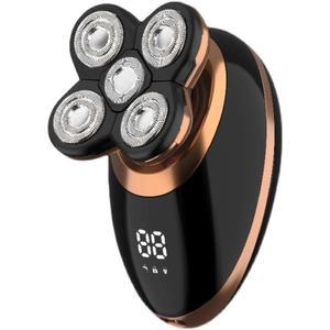 대머리 면도기 남성 머리 표준 장착 다듬기 미니 6중날 도구 민머리면도기 5in1 oof