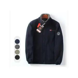 겨울 남자 노르웨이 두꺼운 뽀글이 집업 하이넥 폴라플리스 후리스 자켓 점퍼