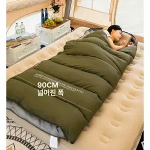 JINI 성인용 그래핀 사계절 침낭 겨울 두꺼운 방한 캠핑 사무실 야외용
