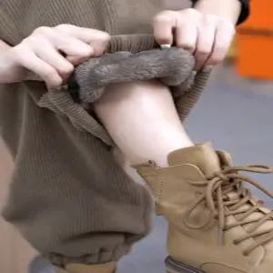 보아퍼 패딩 팬츠 융기모 민켄 누빔 부츠컷