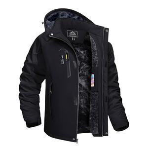 타코센 겨울 재킷 남성 방수 플리스 스노우 스키 군용 전술 코트 파카 후드 레인코트