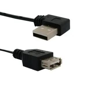 A타입 USB 전원공급용 1.5M 암수 연장 케이블 침낭 방석 조끼 복대 호환