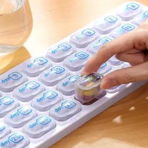 약통 알약통 한달 영양제통 날짜별 보관함 케이스 소분 휴대용