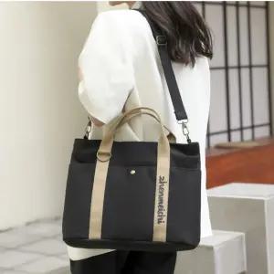 여성 라인레터링 캔버스백 학생가방 토트백 크로스백 여자가방 빅사이즈가방 쇼퍼백 출근가방